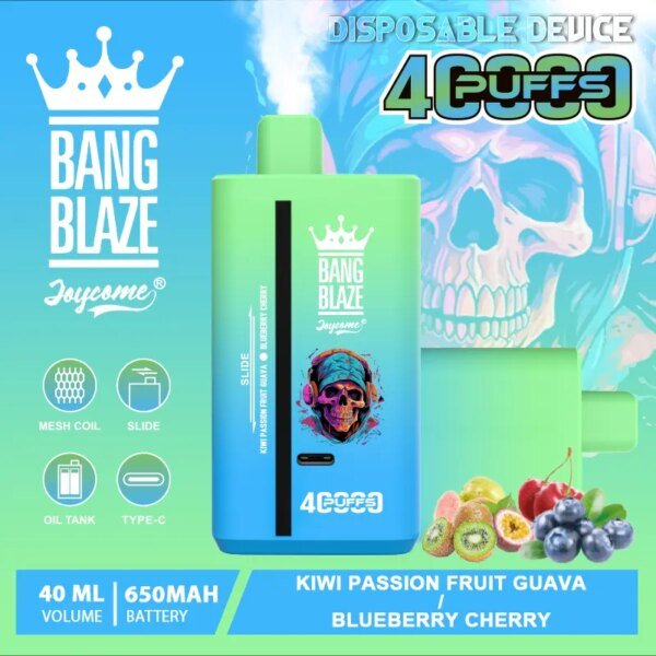 Bang Blaze 40K Puffs Dual Flavor 使い捨てVAPE フレーバー・パッケージ画像