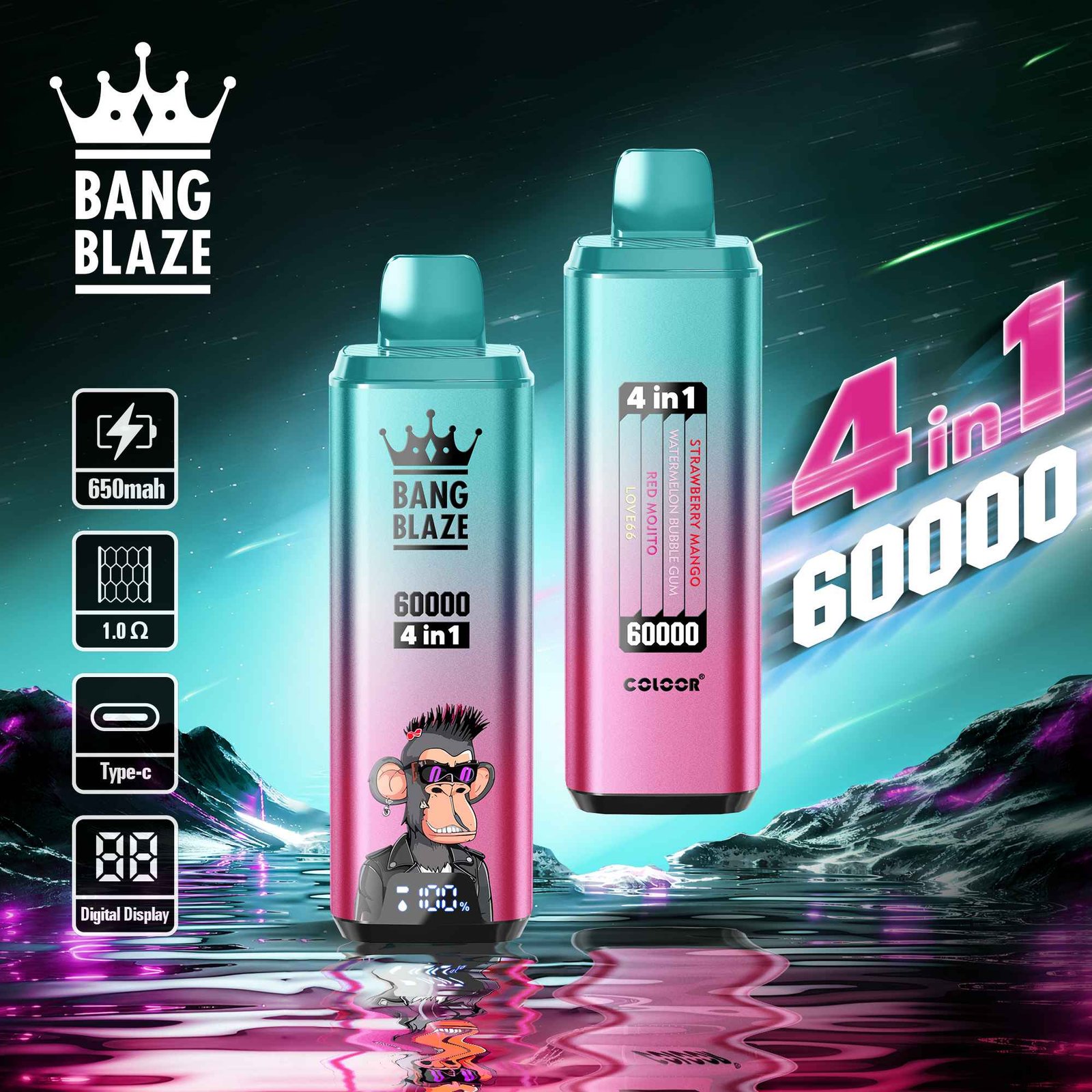 bang-blaze-60k-puffs-1 Bang Blaze 60K Puffs 使い捨てVAPE - 画像 (1)