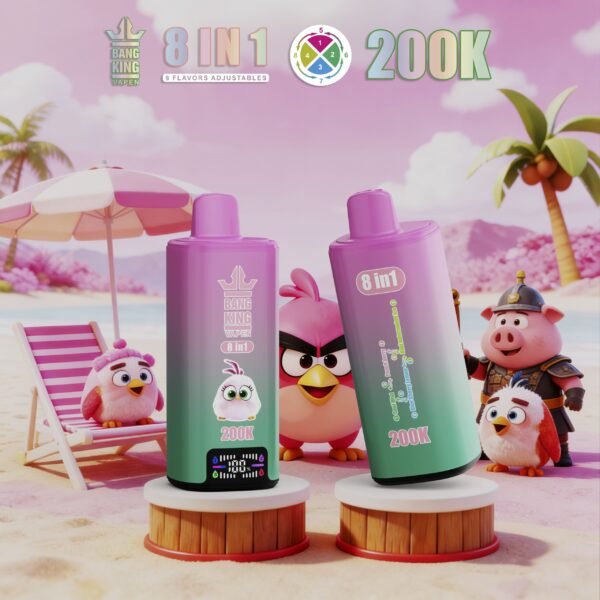 Bang King 200K Puffs 使い捨てVAPE フレーバー・パッケージ画像