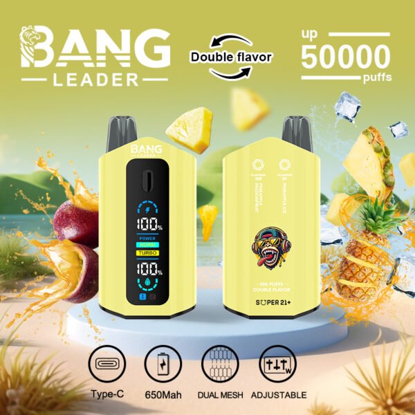 Bang Leader 50K Puffs 使い捨てVAPE フレーバー・パッケージ画像