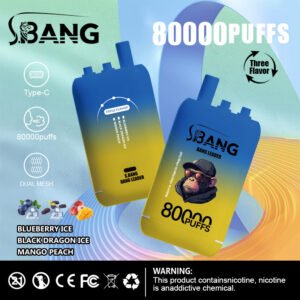Bang Leader 80K Puffs 使い捨てVAPE フレーバー・パッケージ画像