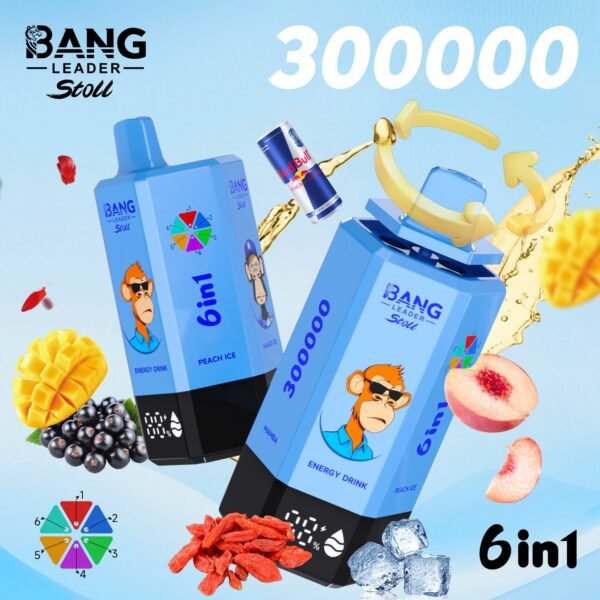 Bang Leader Stoll 300K Puffs 使い捨てVAPE フレーバー・パッケージ画像
