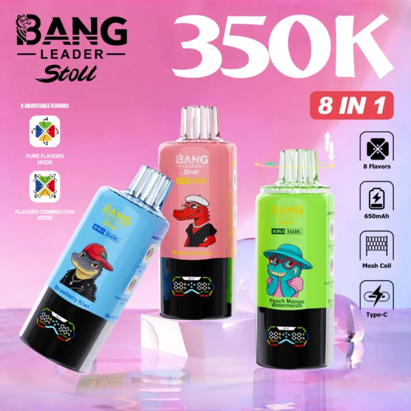 Bang Leader Stoll 350K Puffs 使い捨てVAPE フレーバー・パッケージ画像