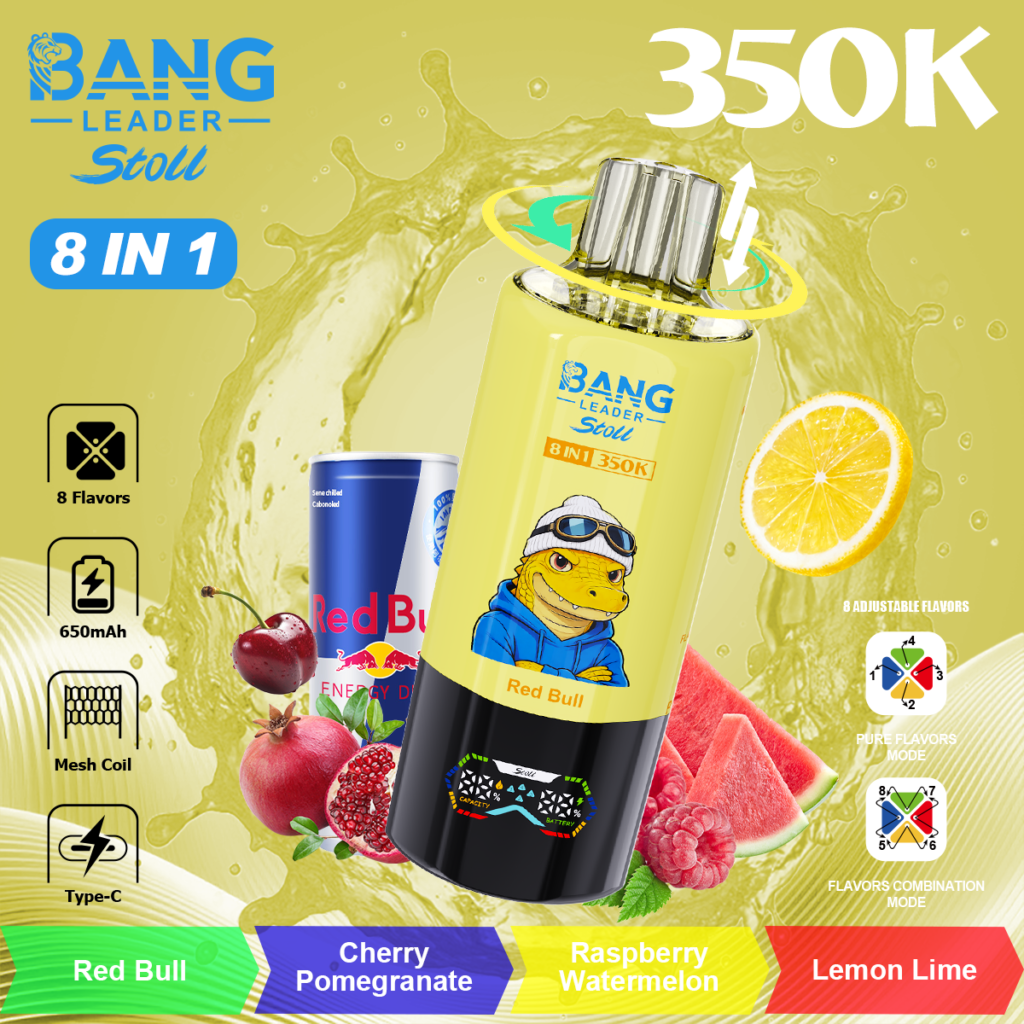 Bang Leader Stoll 350K Puffs 使い捨てVAPE フレーバー・パッケージ画像