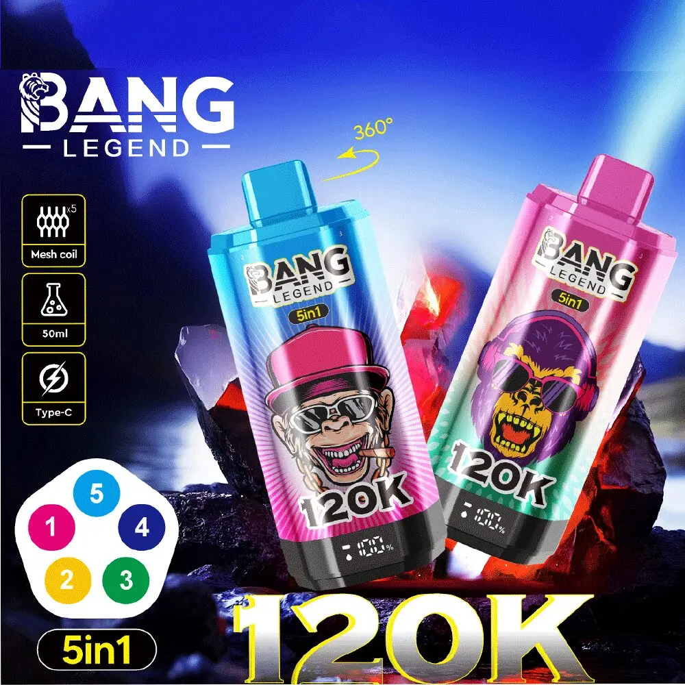 bang-legend-120k-puffs-1 Bang Legend 120K Puffs 使い捨てVAPE - 画像 (1)
