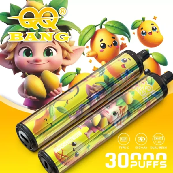QQ Bang 30K Puffs 使い捨てVAPE フレーバー・パッケージ画像