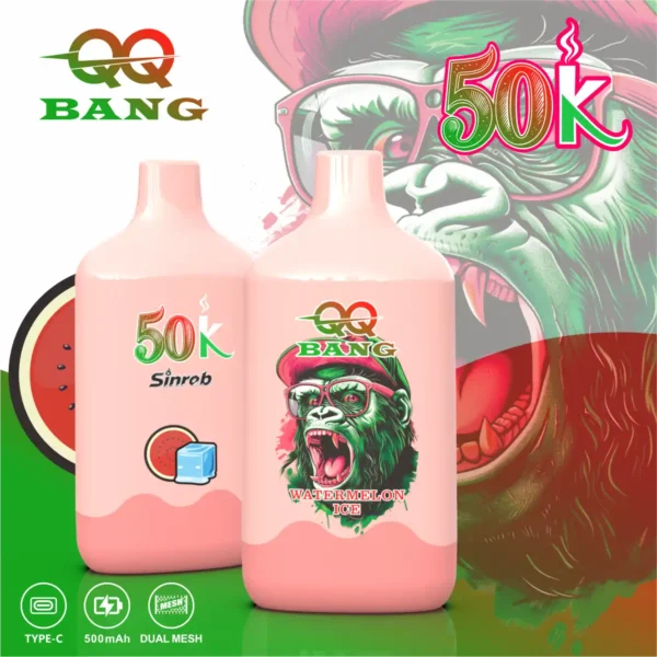 QQ BANG 50K Puff 使い捨てVAPE フレーバー・パッケージ画像